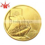 Cheap promotional metal fake gold coins
