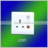 13A 1gang switch socket with neon