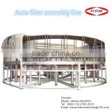 Round Auto Polyurethane filter assembly line
