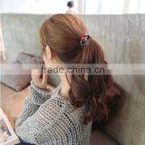 New Arrival Hot Sale Fashion Colorful Five Flowers Elastic Hair Bands Rubber Bands Headwear Hair Accessories for Girls Women thumbnail-2