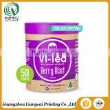 OEM Matt Lamination Printed Kraft Paper Tea Packaging Round Storage Box thumbnail-3