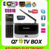 CS918 Quad Core XBMC Android 4.4.2 TV BOX Rk3188 1.6GHz 2G+8G Wifi Bluetooth 1080p Video HDMI Android TV Box Mini PC thumbnail-1