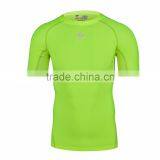 High Quality Spandex Compression shirt Custom Men Bodybuilding Sport T Shirt Dry Fit Tops Wholesale