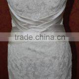 (MY0009) MARRY YOU High Neck V Back Lace Designer Muslim Bridal Gown Marry You China Factory Wedding Dress thumbnail-4