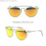 MIX Colors 2015 Sale Designer Blue and Orange Mirror With Combination Material Vintage Sunglasses in China thumbnail-2