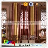 Chinese style temple use curtain fabrics- soft silk look 100% polyester blackout