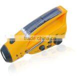 Crank Dynamo Flashlight With Mobilephone Charger and Radio & Promotional Flashlight Coco thumbnail-3
