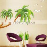 Eco-friendly Home Decor Vinyl Art Palm Tree Sticker thumbnail-1