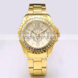 New Gold Steel Watches Luxury Women Watch Calendar Diamond Lady Watch thumbnail-4