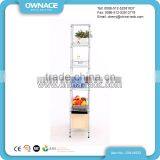Easy Assemble Home Storage Steel Chrome Wire Shelf thumbnail-3
