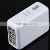 4 Port USB EU/AU/US/UK AC Adapter Plug Travel Charger / Convertible Plug Charger / USB Adapter thumbnail-2