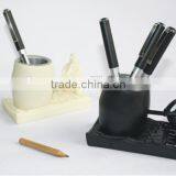 New creative eco-friendly pen holder/desktop pen holder /funny pen holder