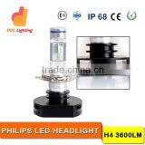 40w Car Motorcycle Led Headlight S5 Led Headlight h1 h3 h4 H7 Car Led Headlight