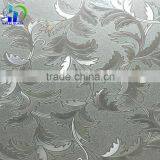 Chinese Fashion Design Diamond Embossed Glass Art Glass
