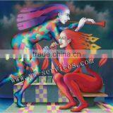 The Hot-selling Home Decoration Beautiful Abstract Dancing Flamenco Oil Painting thumbnail-3