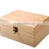 Guangzhou Factory Price Pine Wooden Box With Lock