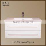 Luxury Bathroom Design Direct Marketing Factory White Painting Wall Mounting Bathroom Vanity thumbnail-4