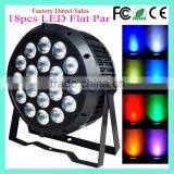 NEWComer 18x15Watt Professional DJ 18x 15w RGBWA 5IN1 LED Flat Slim Par Stage Light thumbnail-1