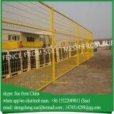 6' x 10' Yellow Powder Coated Canada Temporary Fence thumbnail-1