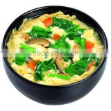 Spinach egg soup
