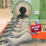 Shot blasting machine for steel plate, surface treatment