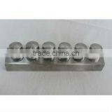 7pcs Stainless Steel Glass Spice Jar Set for Home