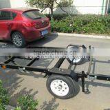 4x8 Black Folding Trailer /utility Trailer thumbnail-1