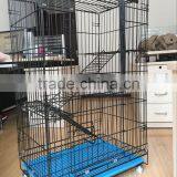 High Quality Large Stackable Cat Cage with Wheels/Wire Cat Cage For Sale