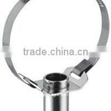 Stainless steel pipe clamp for milking