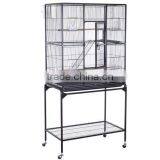 32" x 18" x 63" Metal Bird Cage Aviary With Stand thumbnail-1