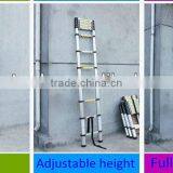 2m 7 Steps EN131 Extension Aluminum Telescopic Ladder thumbnail-2