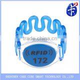 13.56mhz / 915mhz ISO14443A Waterproof Rfid ABS Wristband / Bracelet thumbnail-1