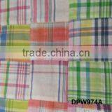Madras Check Patchwork Handmade Pure Fabrics For Bermuda thumbnail-1