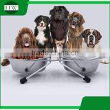 Pet Accessories Anti Slip Stainless Steel Holder Double Cat Dog Pet Feeder Water Food Bowl thumbnail-1
