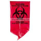 7 gallon red isolation infectious waste bag/biohazard bag