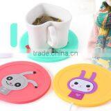 Supply fashion Small drunk doll Silicone USB electric heating keep warm dish / insulation mat