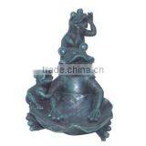 Cast Iron Vivid Frog Statue For Water Fountain thumbnail-1