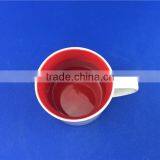 16 oz Glazed Red Color Ceramic Sublimation Coffee Mug thumbnail-2
