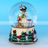 2016 High Quality Christmas Snow Globe With Music Function thumbnail-3