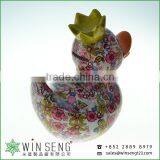 Lovely Design Ceramic Duck Shaped Coin Bank for Sales thumbnail-2