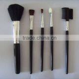 Wholesale Wooden Makeup Brushes 5pcs Cheap Make Up Kits With Pvc Bag thumbnail-2