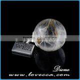Dandelion Glass Ball for Earring/necklace ,glass Ball for Making Jewelry thumbnail-2