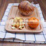 High Grade Wooden Fast Food Tray With Divider thumbnail-3