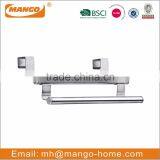 Wall Mounted Dual Tier Chrome Plating Metal Bathroom Rack thumbnail-6