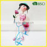 YS14159 New Fashion Design Doll Bicycle Flower Pot Holder thumbnail-1
