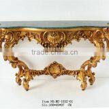 Reproduction Baroque Style Living Room Furniture Set Console Table