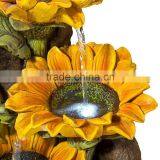 Garden Fairy With Sunflowers Handmade Fairy Garden Water Fountain thumbnail-5