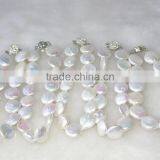 Cheap 12mm Freshwater Coin Pearls Bracelet thumbnail-2