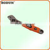 D2011 Two-color Plastic Handle Multifunction Adjustable Wrench/spanner