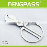 CC-1002 11.5cm 2CR13 Stainless Steel Scissors-Shaped Full Metal Cigar Cutter thumbnail-1
